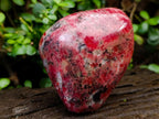 Polished Rare Red Rhodonite Standing Display Piece x 1 From Zimbabwe
