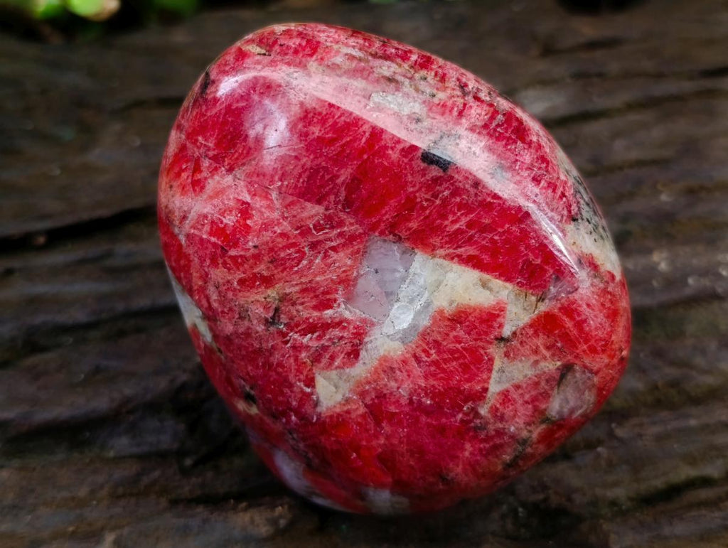 Polished Rare Red Rhodonite Standing Display Piece x 1 From Zimbabwe