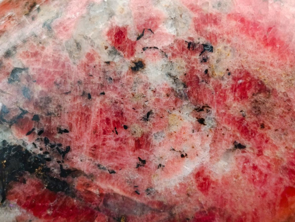 Polished Rare Red Rhodonite Standing Display Piece x 1 From Zimbabwe
