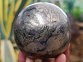 Polished Golden Pyrite "Pharaoh Stone" Sphere x 1 From Iron Duke Mine, Zimbabwe