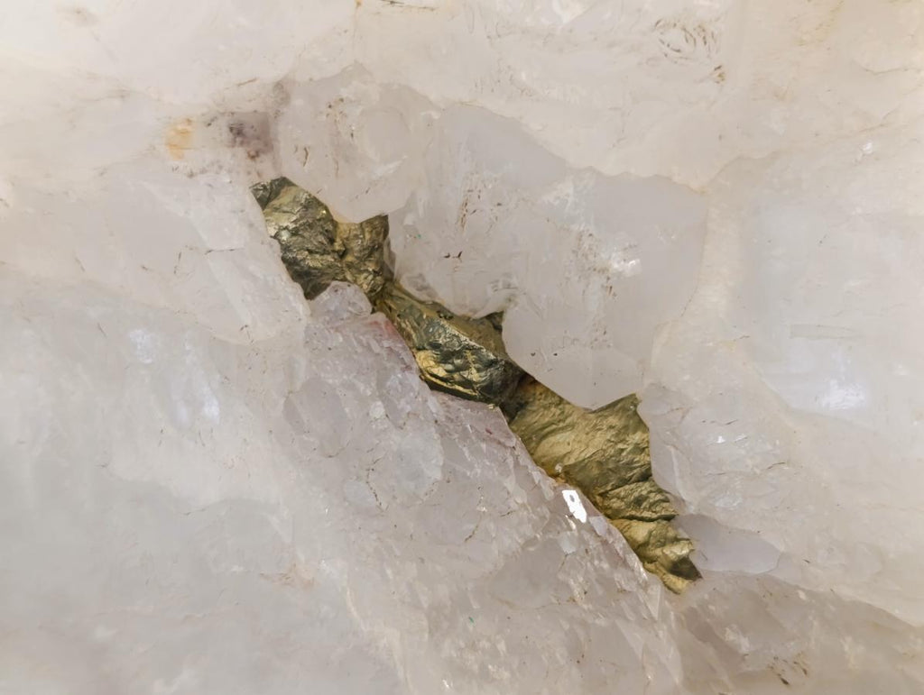 Polished Large Rare Messina Crystal Cluster with Epidote and Chalcopyrite x 1 From Messina Mine, South Africa
