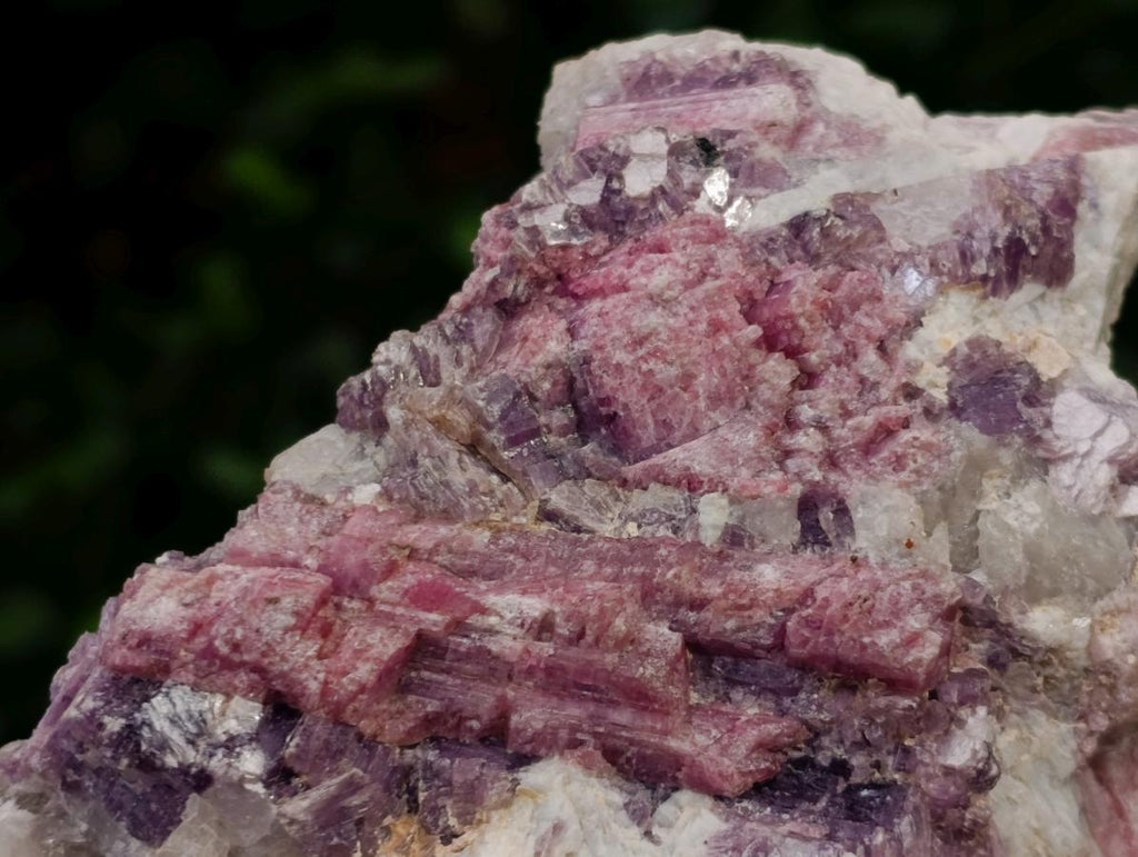 Natural Rubellite Pink Tourmaline Crystals in Feldspar and Quartz Schist x 1 From Karibib, Namibia