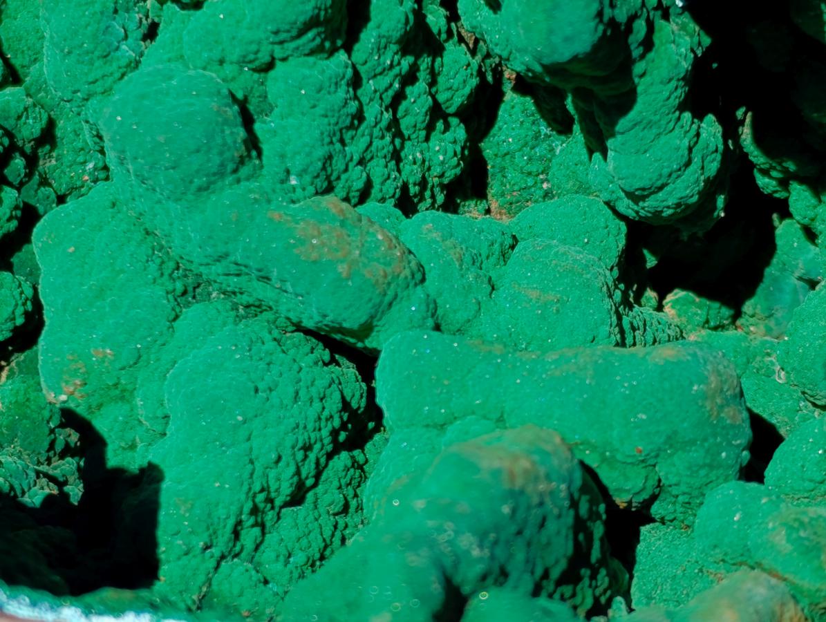 Natural XL Malachite Geode Museum Specimen x 1 From Kolwezi, Congo