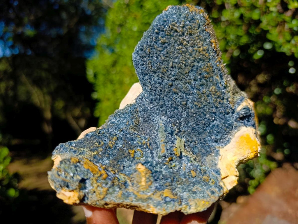 Natural Rare Foitite on Feldspar Specimen x 1 From Erongo Mountain, Namibia