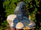 Natural Rare Foitite on Feldspar Specimen x 1 From Erongo Mountain, Namibia