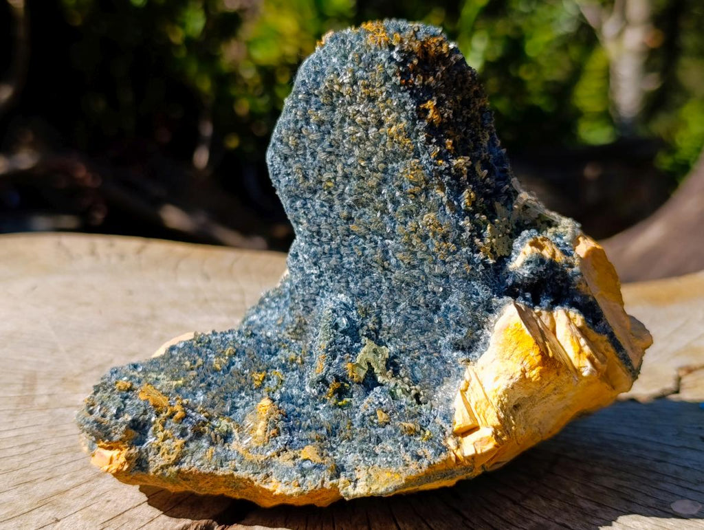 Natural Rare Foitite on Feldspar Specimen x 1 From Erongo Mountain, Namibia