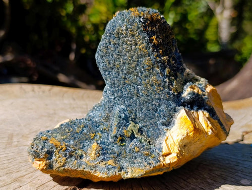 Natural Rare Foitite on Feldspar Specimen x 1 From Erongo Mountain, Namibia