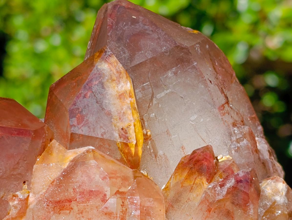 Natural Large Red Hematoid Quartz Crystal Cluster x 1 From Karoi, Zimbabwe