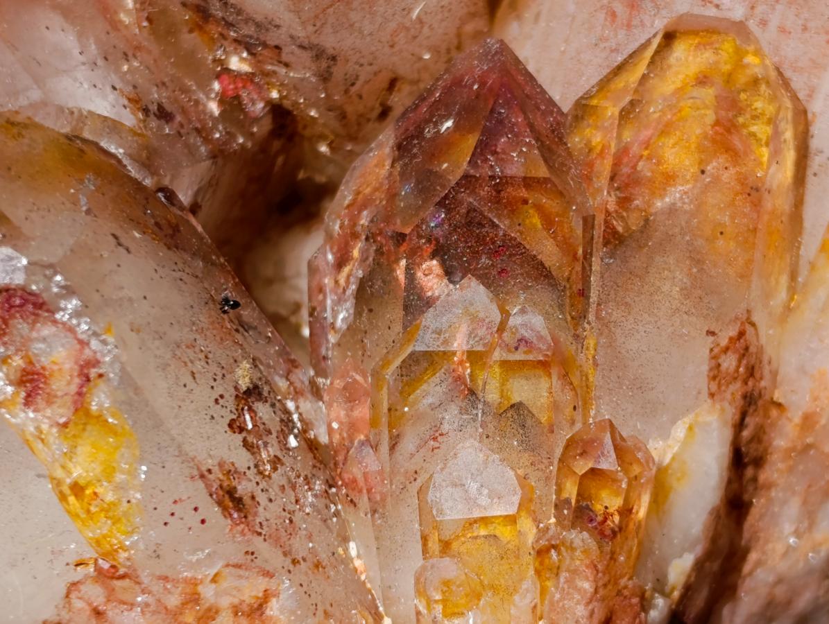 Natural Large Red Hematoid Quartz Crystal Cluster x 1 From Karoi, Zimbabwe