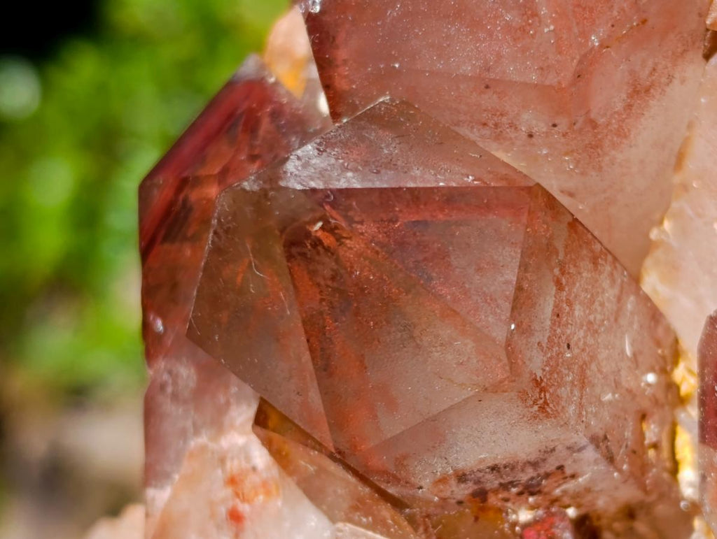 Natural Large Red Hematoid Quartz Crystal Cluster x 1 From Karoi, Zimbabwe