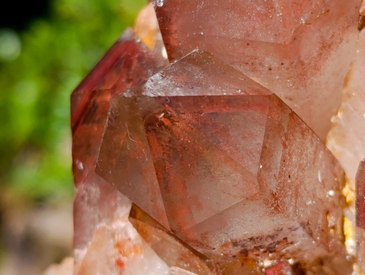 Natural Large Red Hematoid Quartz Crystal Cluster x 1 From Karoi, Zimbabwe
