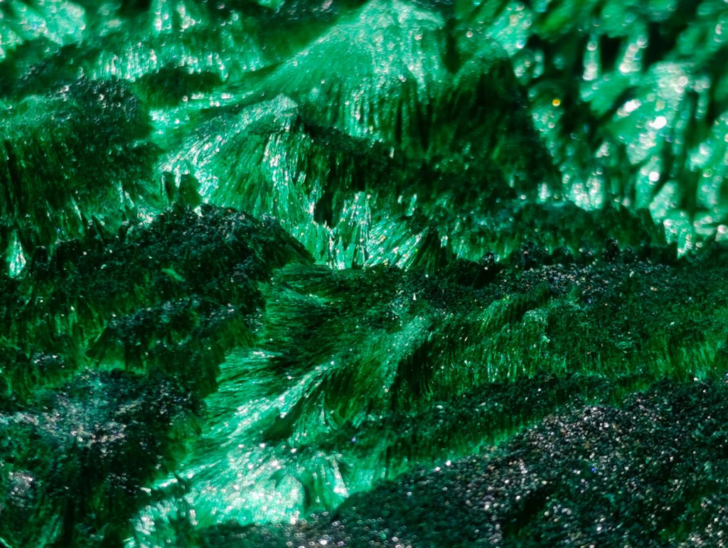 Natural XL Exquisite Silky Malachite Specimen x 1 From Kasompe, Congo