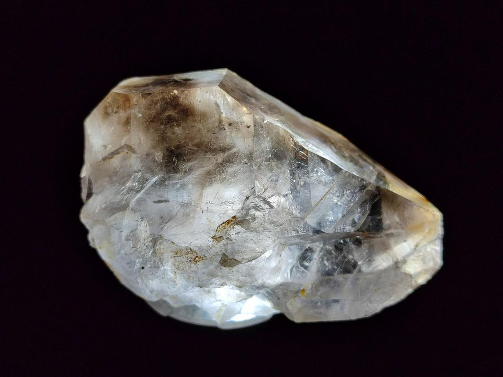 Natural Smokey Brandberg Quartz Crystal with Enhydro x 1 From Brandberg, Namibia