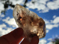 Natural Smokey Brandberg Quartz Crystal with Enhydro x 1 From Brandberg, Namibia