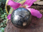 Polished Golden Pyrite "Pharaoh Stone" Sphere x 1 From Iron Duke Mine, Zimbabwe