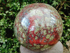 Polished XXXL Bastite Dragonsblood Stone Sphere x 1 From Tshipise, South Africa