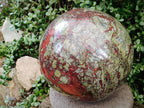 Polished XXXL Bastite Dragonsblood Stone Sphere x 1 From Tshipise, South Africa