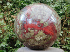 Polished XXXL Bastite Dragonsblood Stone Sphere x 1 From Tshipise, South Africa
