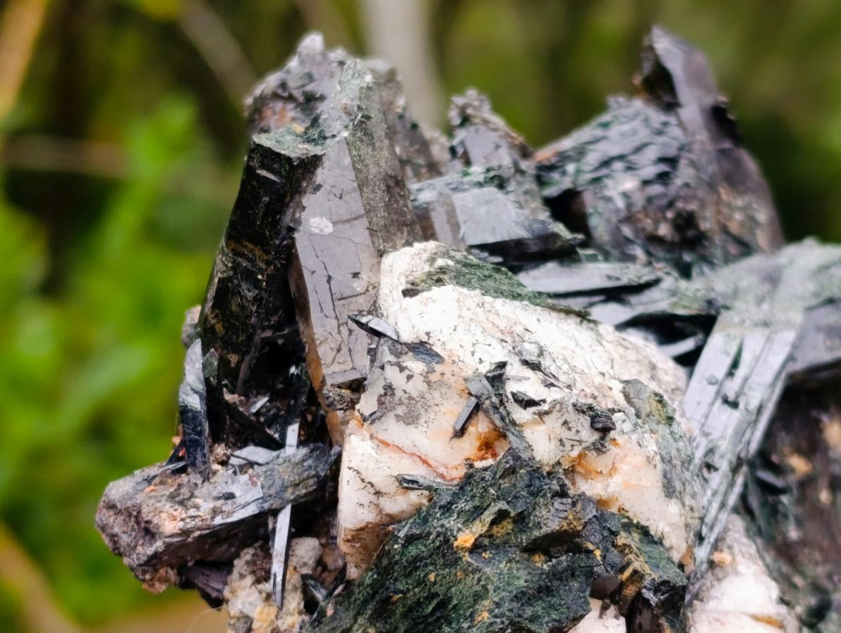 Natural Cabinet Size Aegirine Specimen with Associated Minerals x 1 From Nsanje, Malawi
