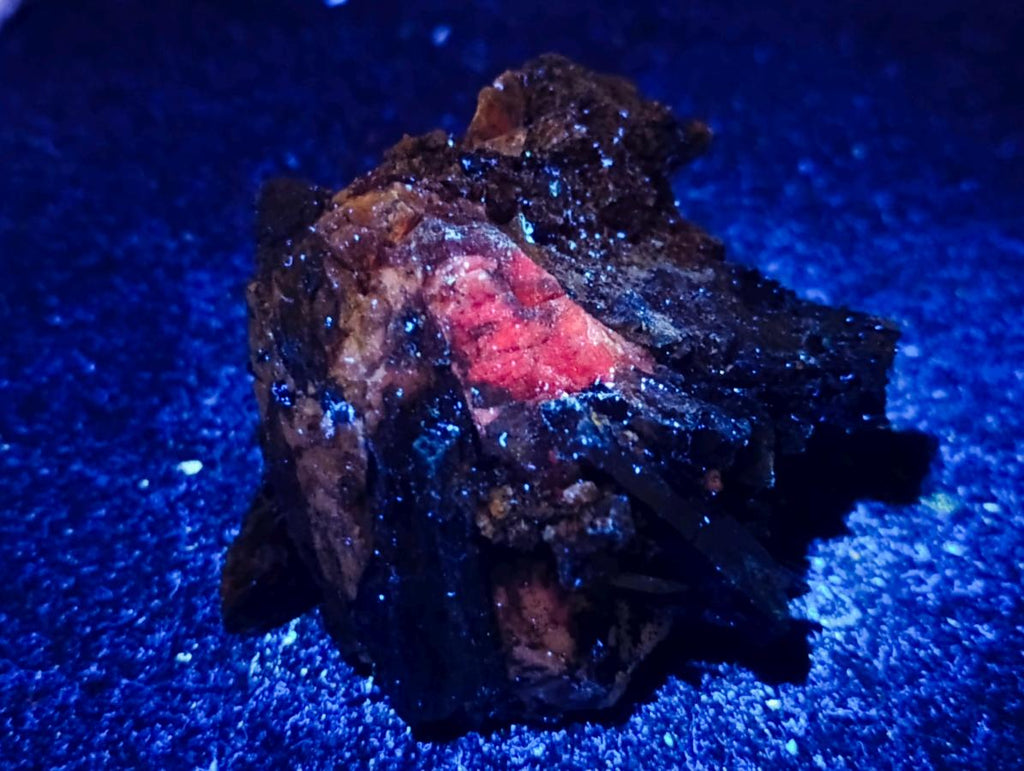 Natural Cabinet Size Aegirine Specimen with Associated Minerals x 1 From Nsanje, Malawi