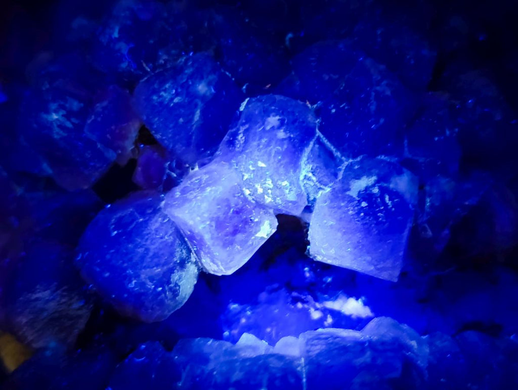 Natural XL Rare Bright Purple Jelly Fluorite Specimen x 1 From Riemvasmaak, South Africa (Copy)