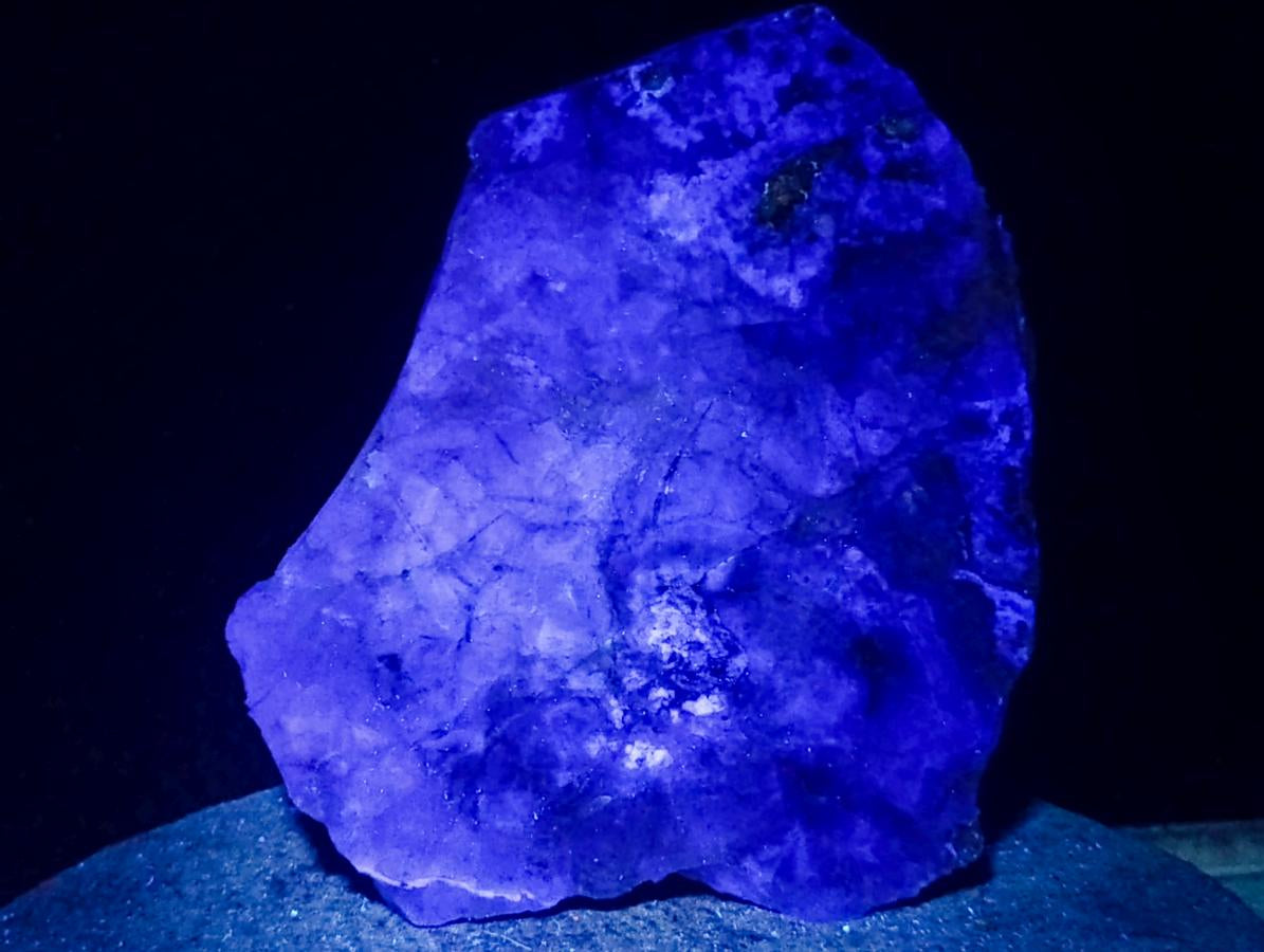 Natural XL Rare Bright Purple Jelly Fluorite Specimen x 1 From Riemvasmaak, South Africa (Copy)