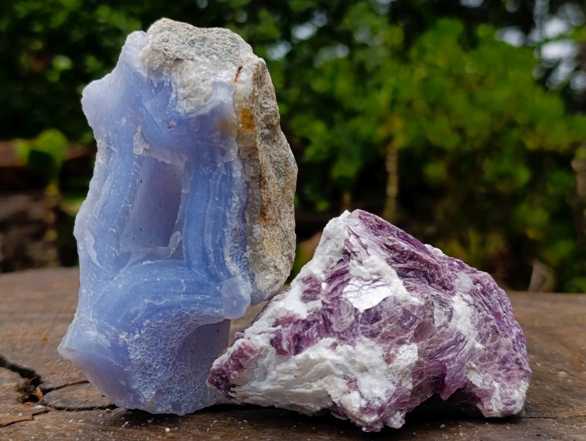 Natural Mix of African Minerals and Crystals Set of 6 x 1 From Southern Africa