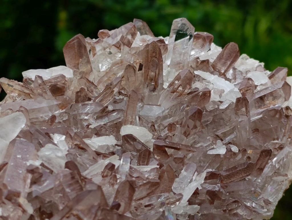Natural Large Red Hematoid Quartz Crystal Cluster x 1 From Fianarantsoa, Madagascar