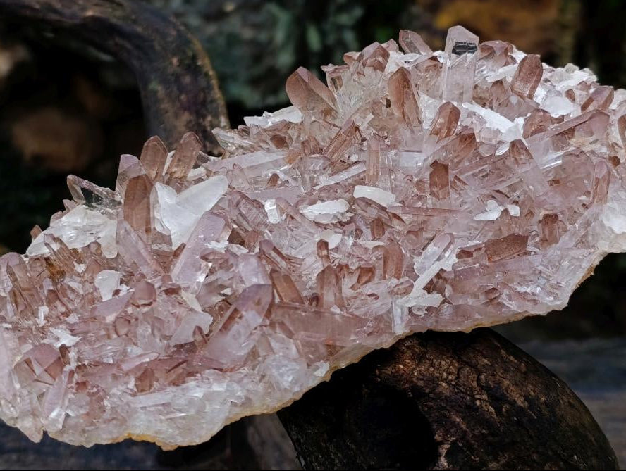 Natural Large Red Hematoid Quartz Crystal Cluster x 1 From Fianarantsoa, Madagascar