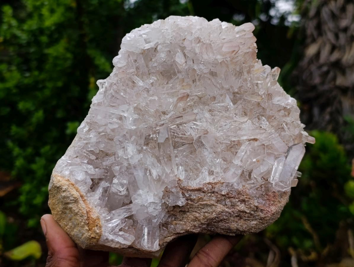 Natural Bright and Clear Quartz Cluster x 1 From Fianarantsoa, Madagascar