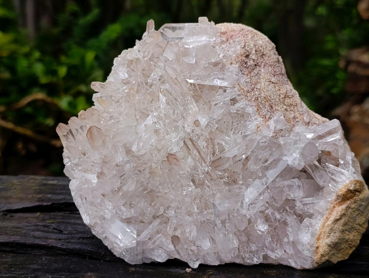 Natural Bright and Clear Quartz Cluster x 1 From Fianarantsoa, Madagascar