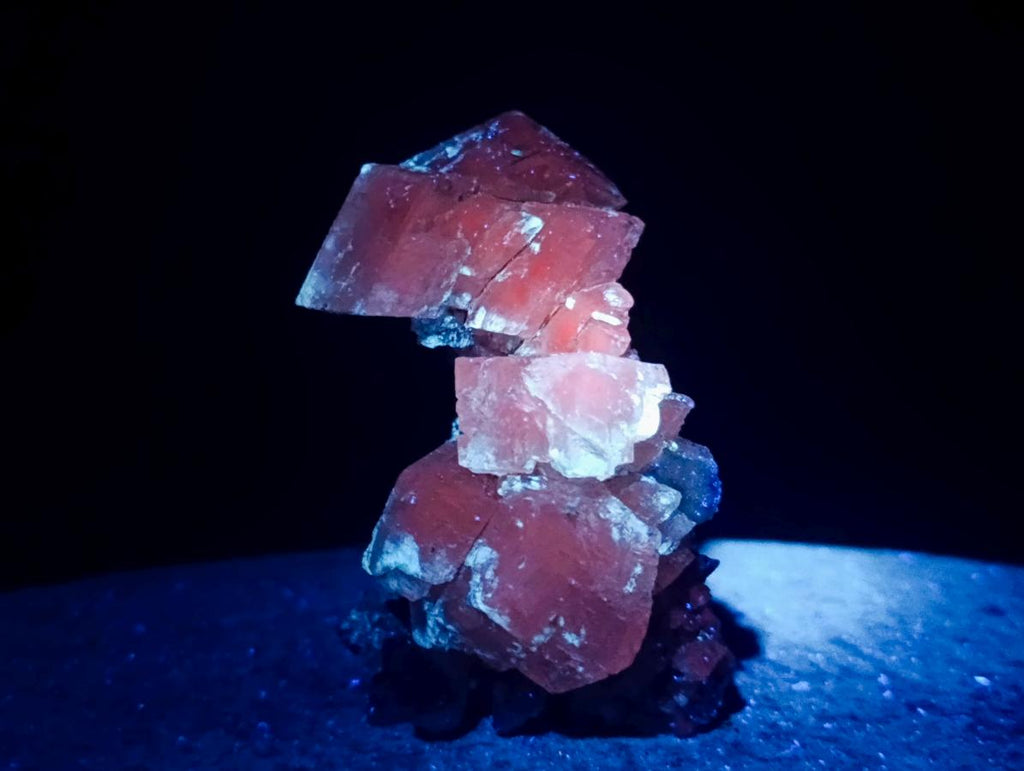 Natural Stacked Cubic Calcite Mineral Specimen x 1 From Albert's Mountain, Lesotho