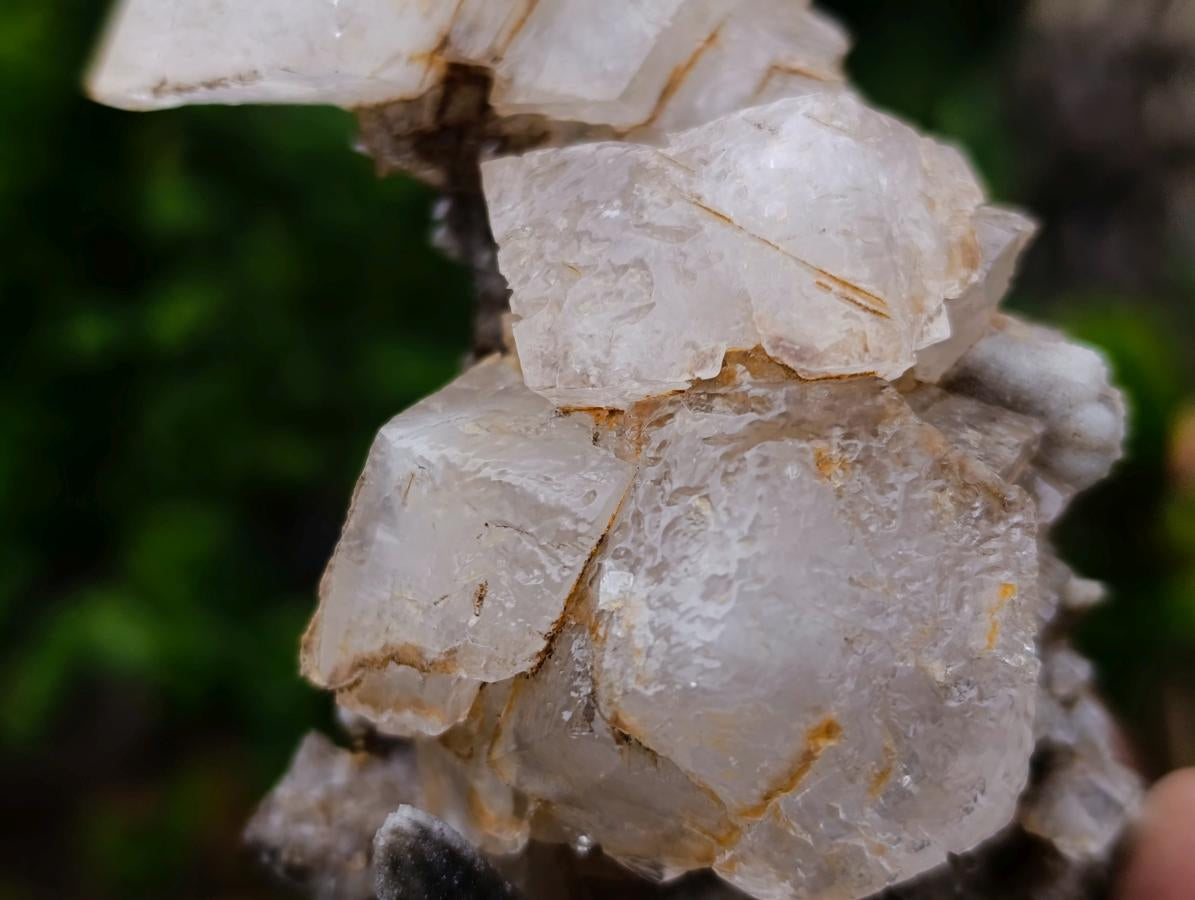 Natural Stacked Cubic Calcite Mineral Specimen x 1 From Albert's Mountain, Lesotho