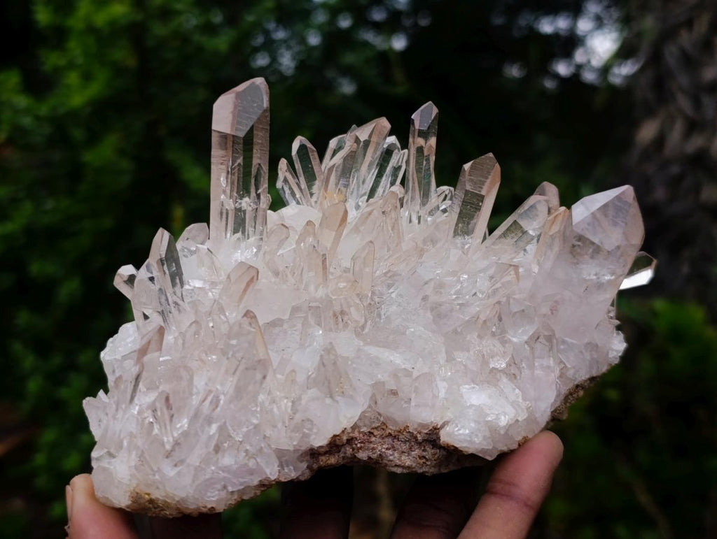 Natural Bright and Clear Quartz Cluster x 1 From Fianarantsoa, Madagascar