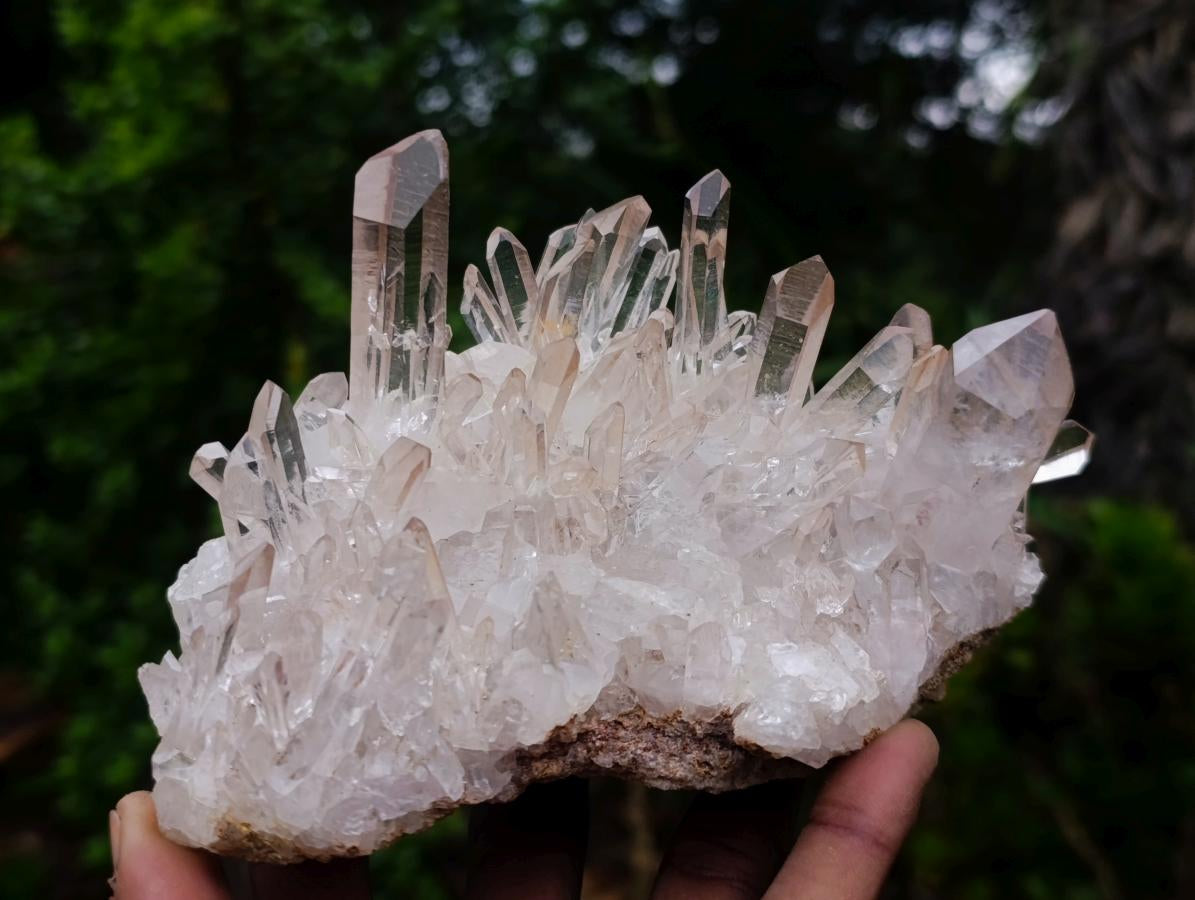 Natural Bright and Clear Quartz Cluster x 1 From Fianarantsoa, Madagascar