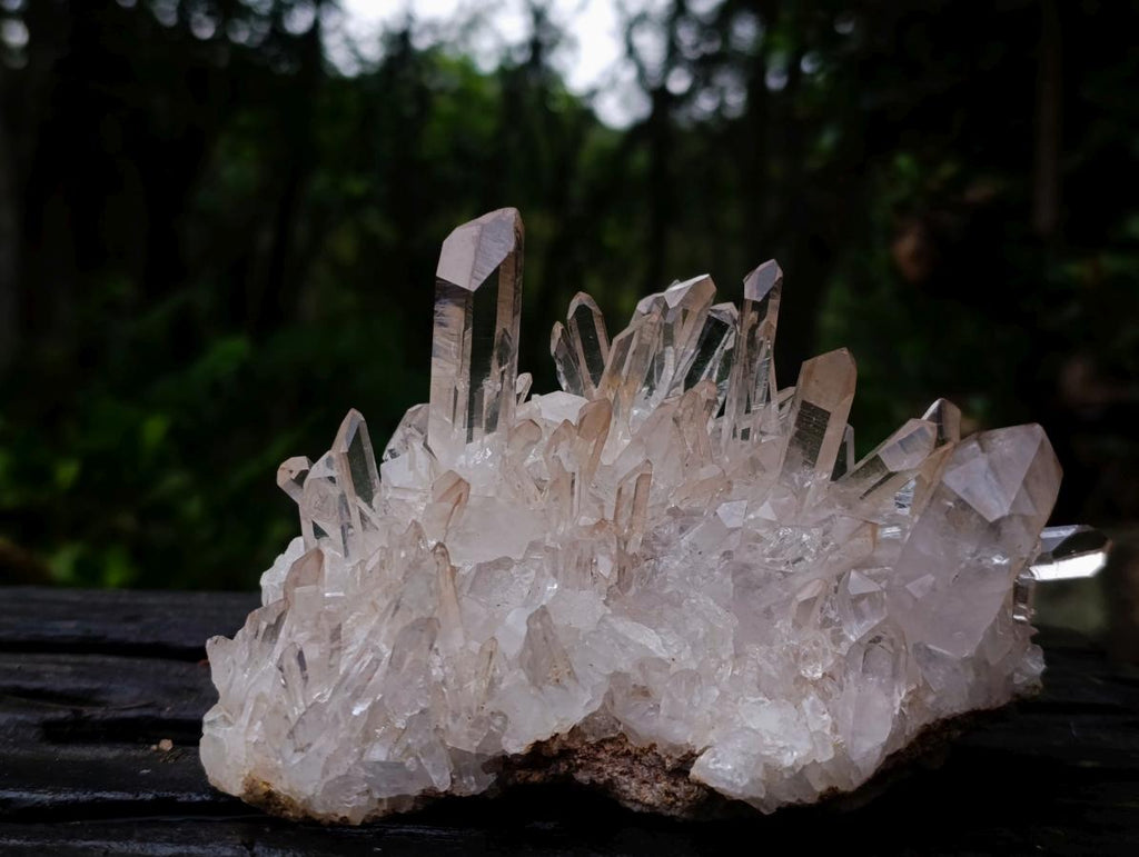 Natural Bright and Clear Quartz Cluster x 1 From Fianarantsoa, Madagascar