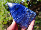 Polished Deep Princess Blue Sodalite Display Crystal x 1 From Kunene, Namibia