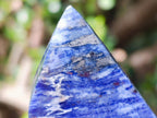Polished Deep Princess Blue Sodalite Display Crystal x 1 From Kunene, Namibia