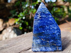 Polished Deep Princess Blue Sodalite Display Crystal x 1 From Kunene, Namibia