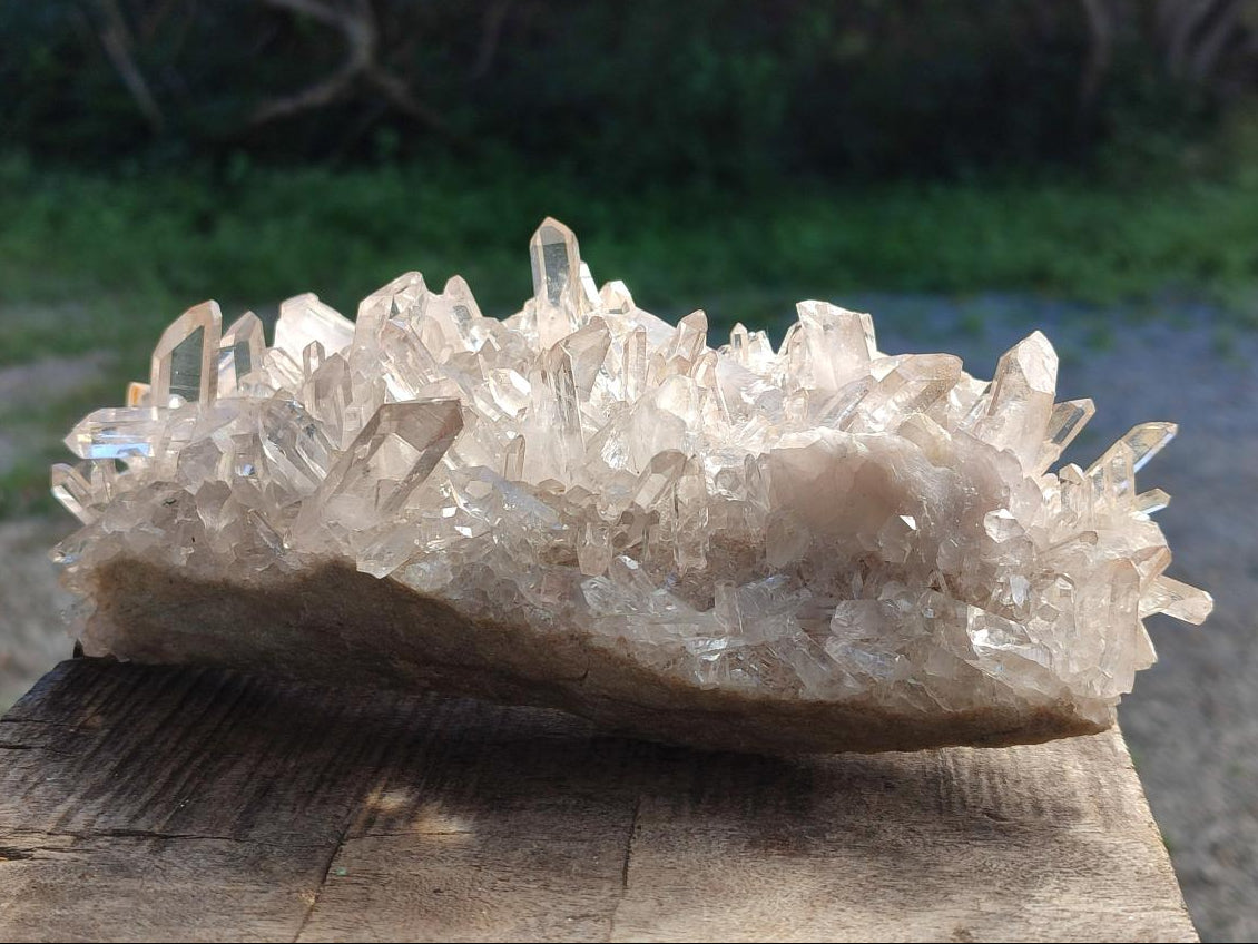 Natural Large Clear Quartz Cluster x 1 From Fianarantsoa, Madagascar
