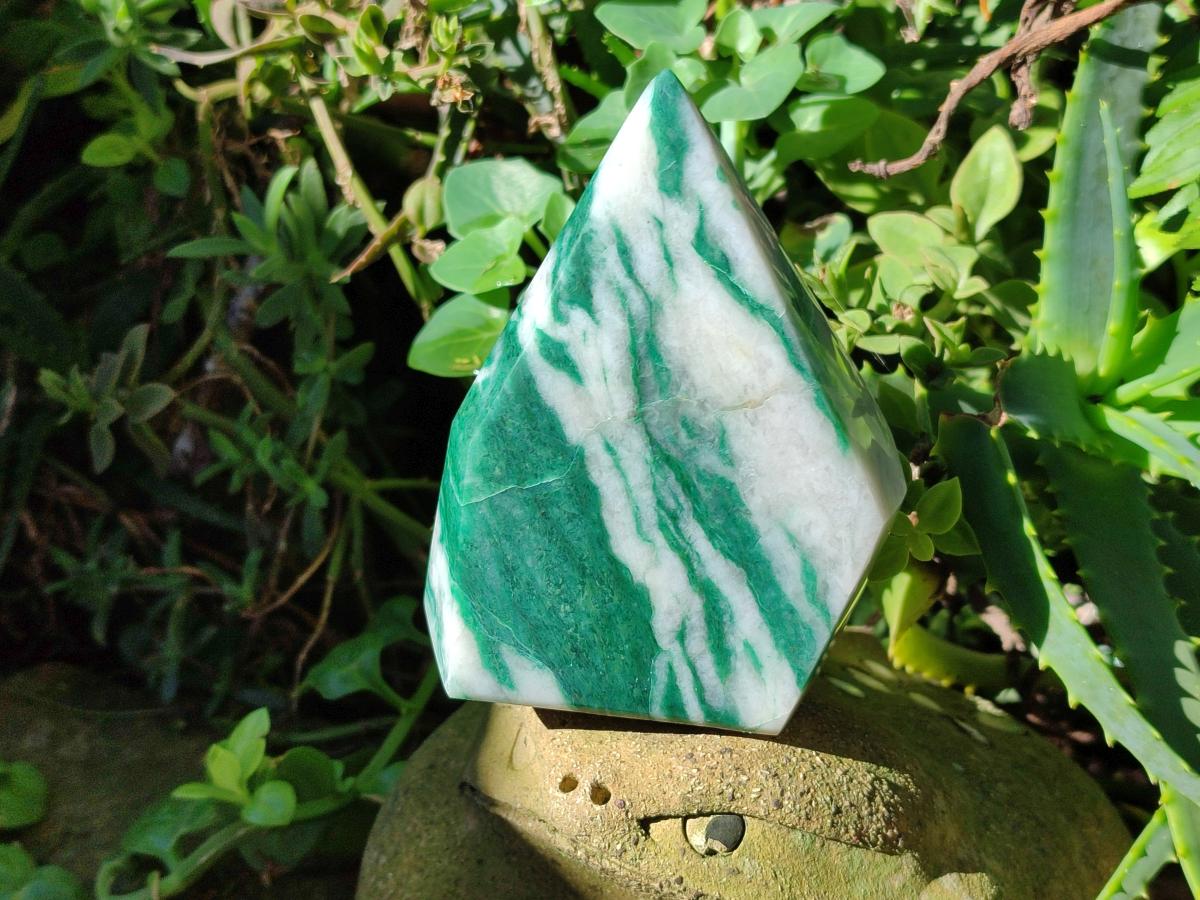 Polished Banded Budstone Standing Display Crystal x 1 From Swaziland