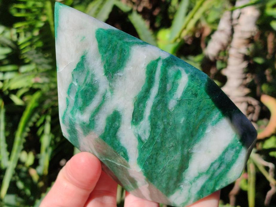 Polished Banded Budstone Standing Display Crystal x 1 From Swaziland