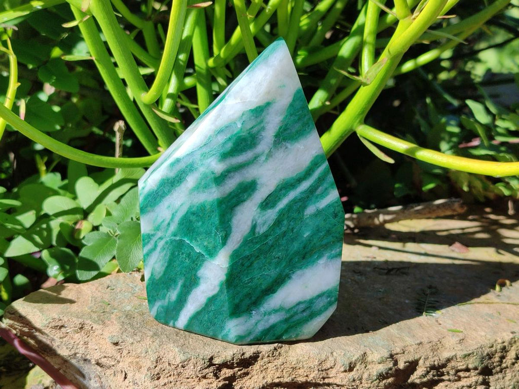 Polished Banded Budstone Standing Display Crystal x 1 From Swaziland