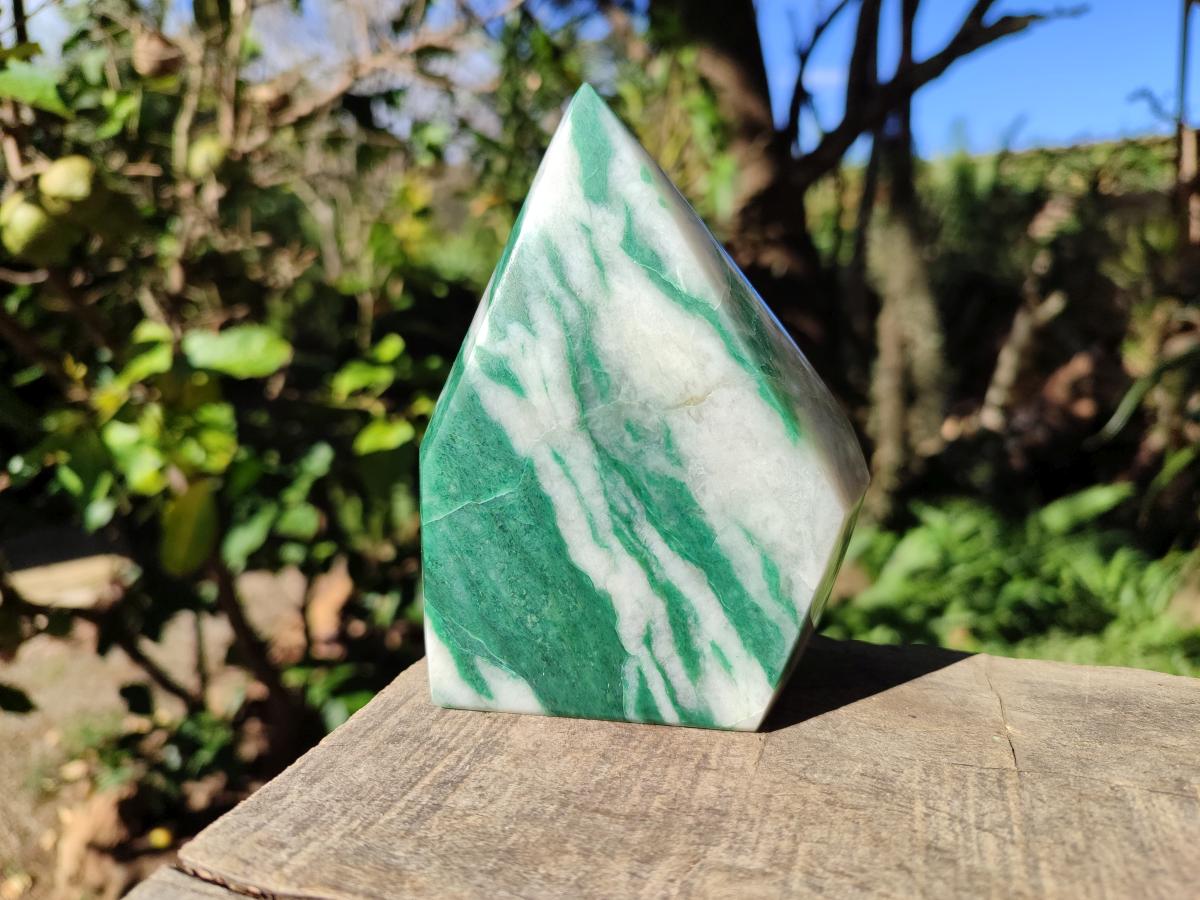 Polished Banded Budstone Standing Display Crystal x 1 From Swaziland