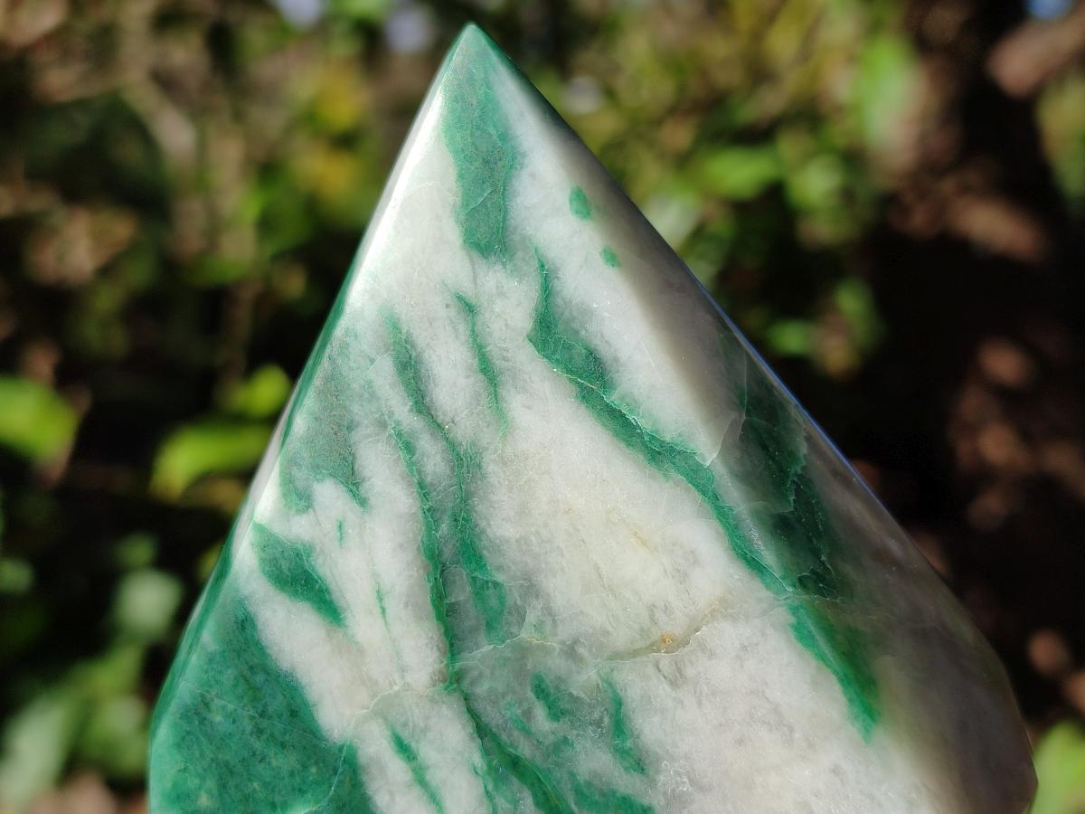 Polished Banded Budstone Standing Display Crystal x 1 From Swaziland