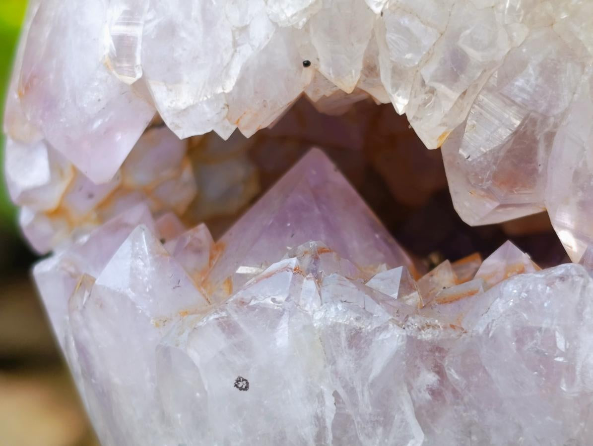 Polished Agate with Crystalline Amethyst Centre x 1 From Maintirano, Madagascar