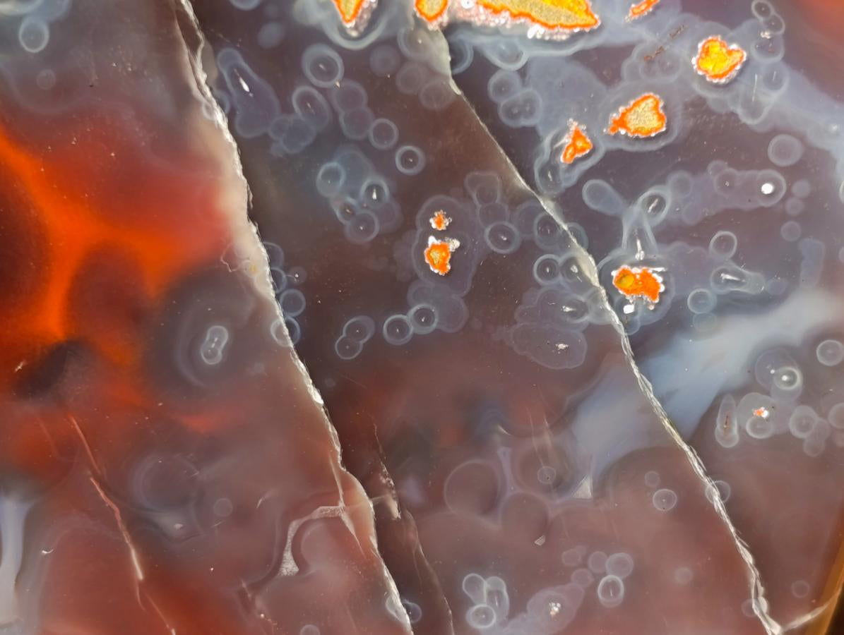 Polished Strawberry Agate Display Crystal x 1 From Mozambique
