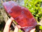 Polished Strawberry Agate Display Crystal x 1 From Mozambique