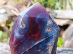 Polished Strawberry Agate Display Crystal x 1 From Mozambique