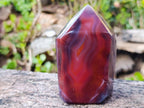 Polished Strawberry Agate Display Crystal x 1 From Mozambique